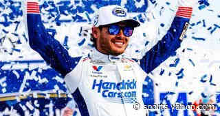 Larson dominates Kansas, earns second victory of 2026 Cup Chase with late pass