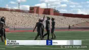 Week 6 Saturday metro football roundup: La Cueva, Volcano Vista, Academy and St. Pius earn big wins