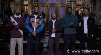 Jalen Brunson Gets A Big Assist From Knicks Teammates In ‘SNL’ Opening Monologue