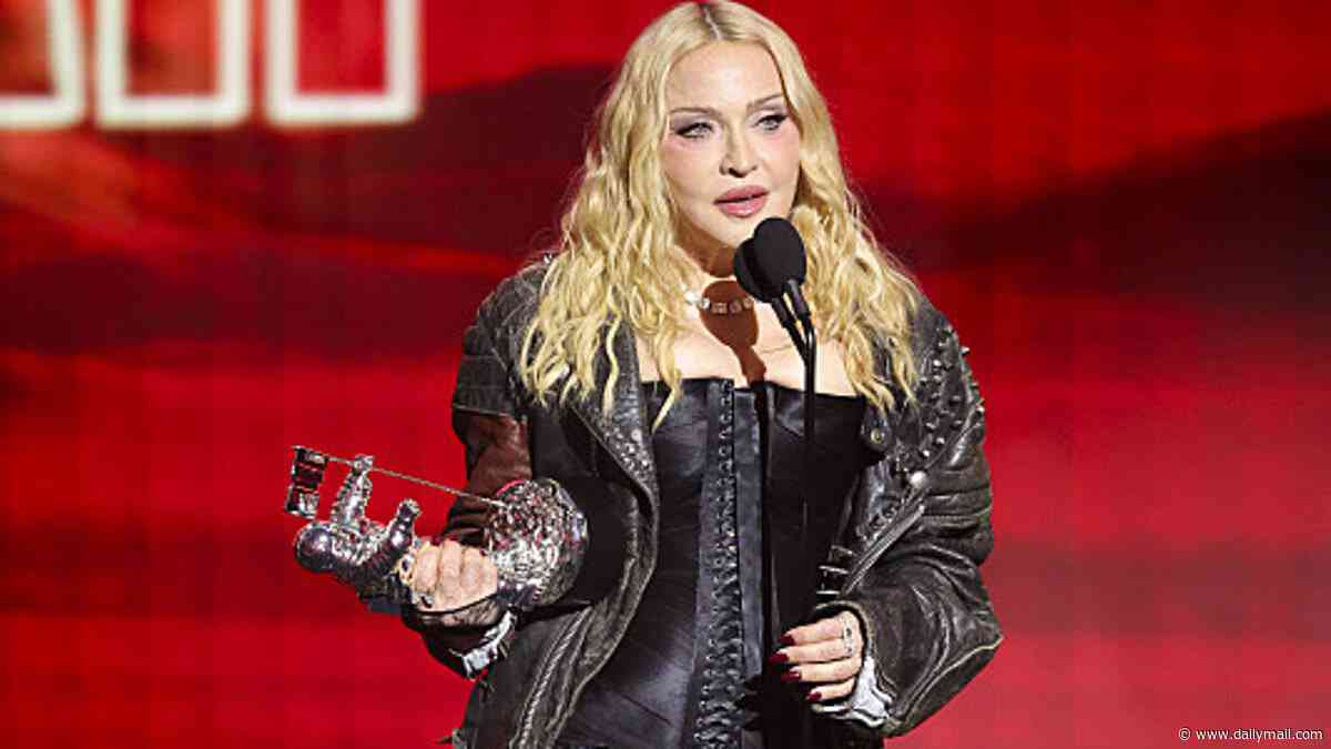 VMAs 2026 live: Confused Madonna FORGETS why she's on stage as fans are left stunned by crude laser remark