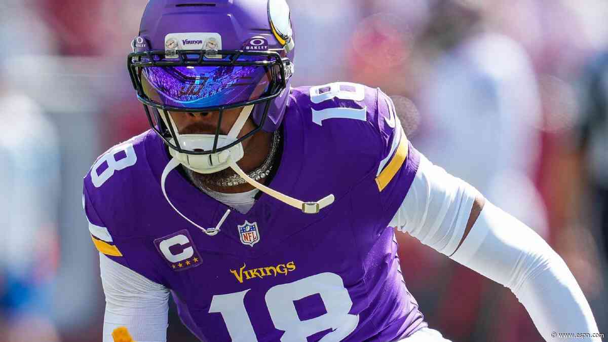 Injured Jefferson exits Vikings' victory, was 'close' to returning