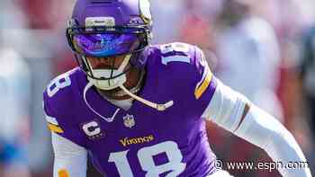 Injured Jefferson exits Vikings' victory, was 'close' to returning