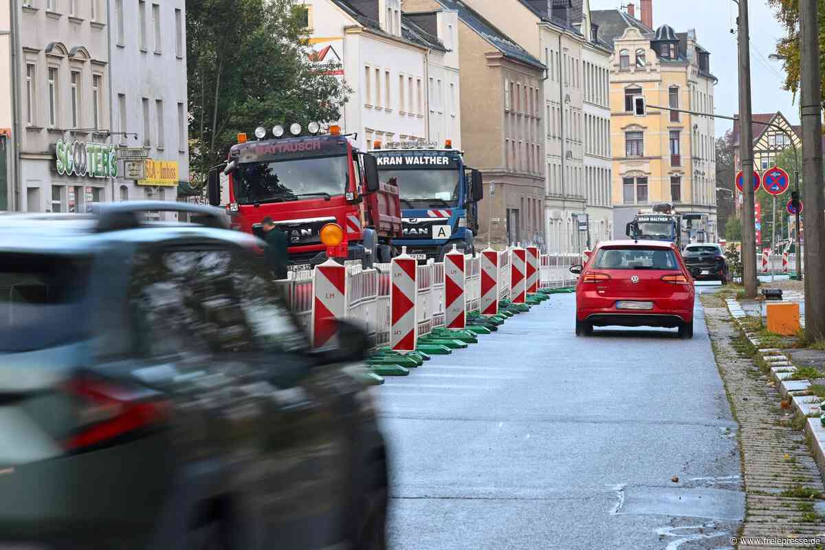 Jede Menge Baustellen auch im Herbst: Falkeplatz, Zwickauer Straße und Co. sind nur die Spitze