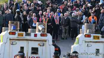 ‘Madness’: Stand-off in Northern Ireland town as protesters block first Orangemen march in decades