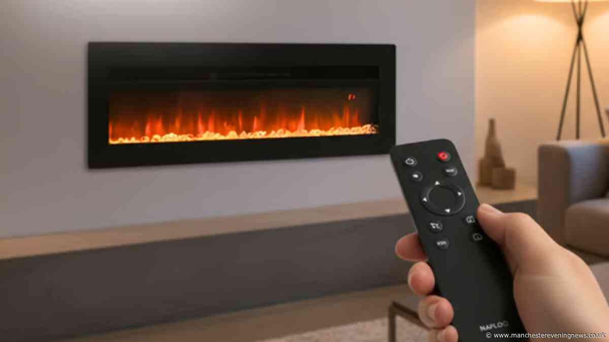 I found a 'luxury' remote control electric fireplace reduced from £262 to £66