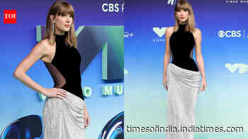 Taylor Swift finally delivers a red-carpet ‘serve’ at VMAs