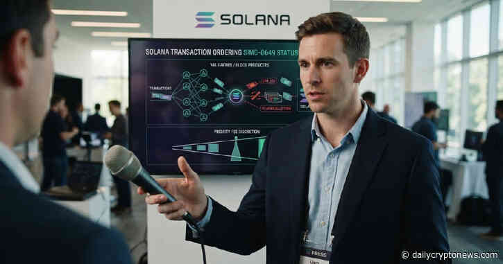 Solana transaction ordering rule SIMD-0649 stalls