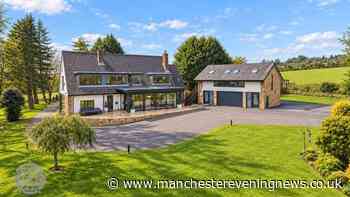 Inside gated £2.5m home nestled in Greater Manchester countryside with 15 acres of land
