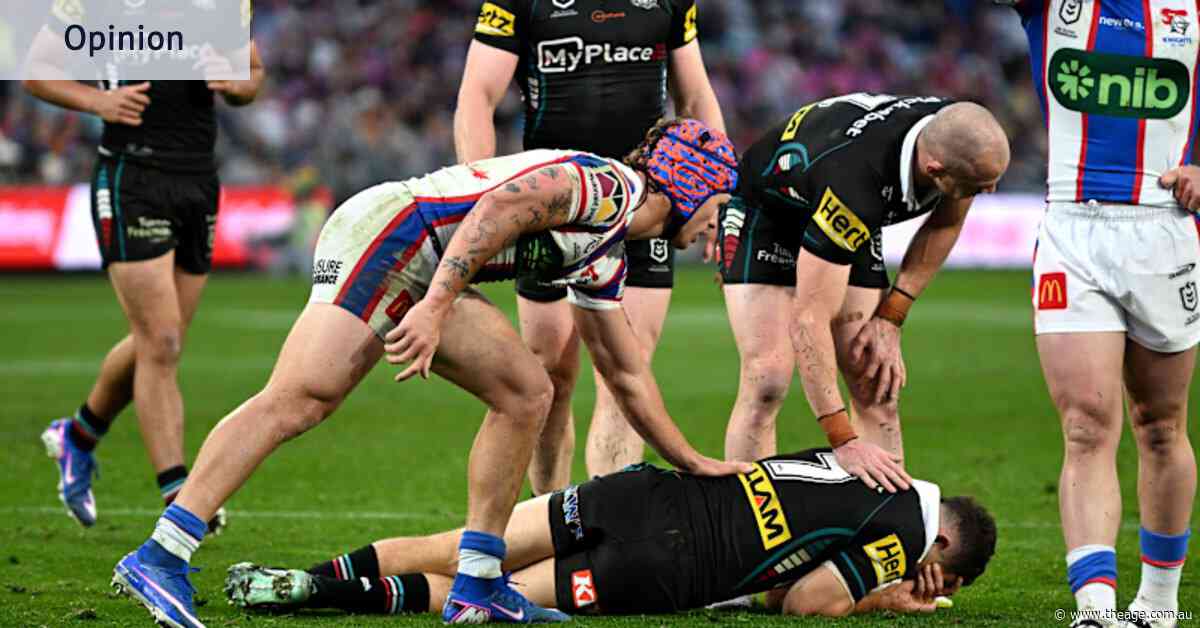 Two hip drops, two very different results: NRL’s inconsistency leaves it open to criticism