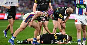 Two hip drops, two very different results: NRL’s inconsistency leaves it open to criticism