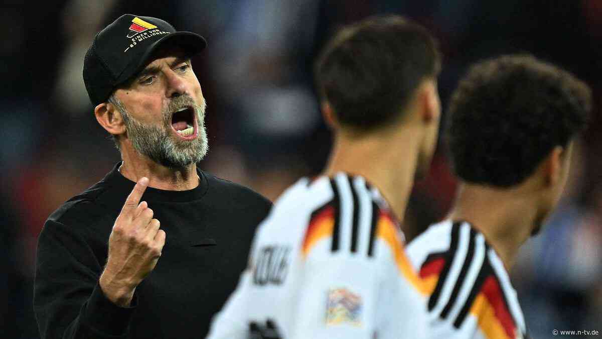 Platz eins ganz weit weg: Jetzt droht dem DFB und Klopp sogar der Abstieg