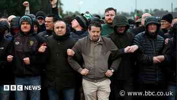 Protesters disperse after blocking contentious Orange Order parade