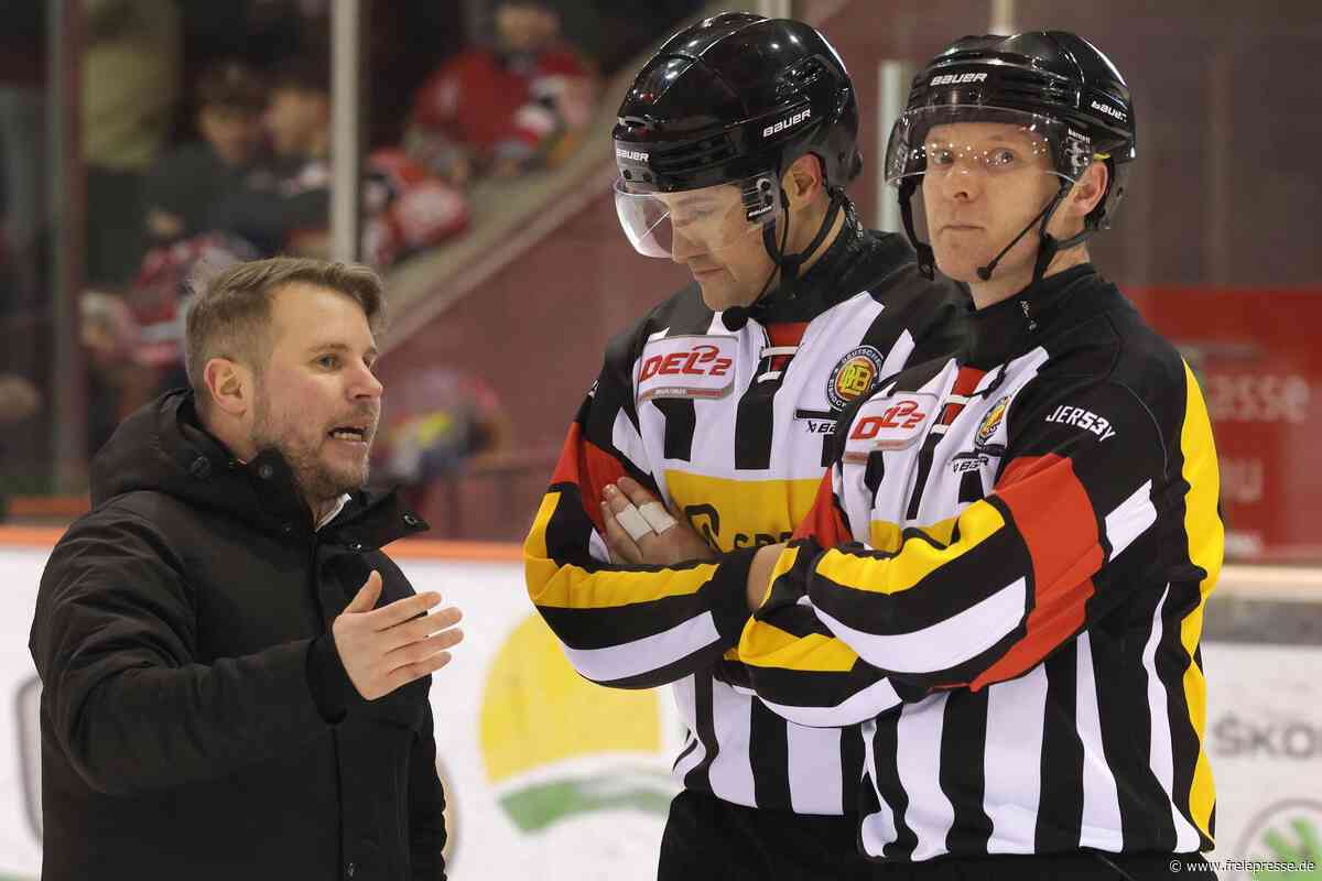 Eispiraten Crimmitschau verlieren in Weiden: Trainer Jussi Tuores übt Referee-Schelte