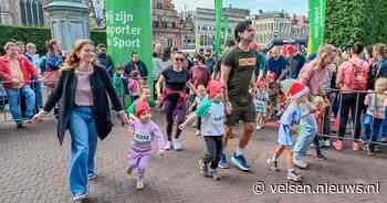1e groep Halve van Haarlem lopers vertrekt 11:15 u vanaf Nieuwe Gracht en tegelijkertijd op de Grote Markt Kids & Kabouters