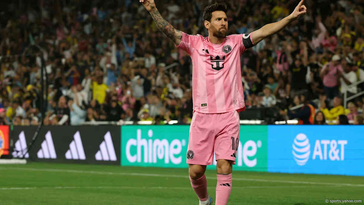 🎥 Another record beckons! Messi with an absolute dream free-kick