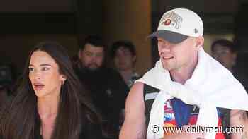 Lachie Neale turns up to his final Mad Monday celebrations with the Brisbane Lions as fans slam his post-AFL grand final interview