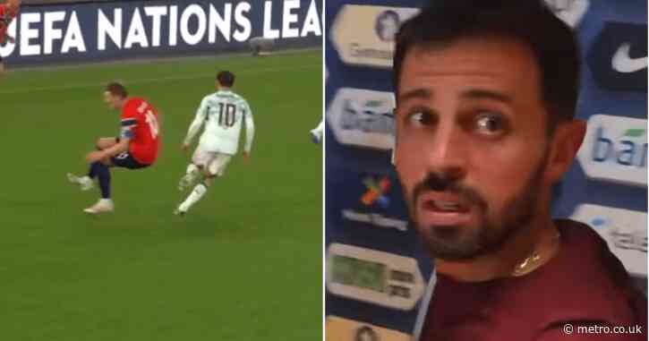 Injury concern for Arsenal star after ‘cowardly’ tackle from Bernardo Silva