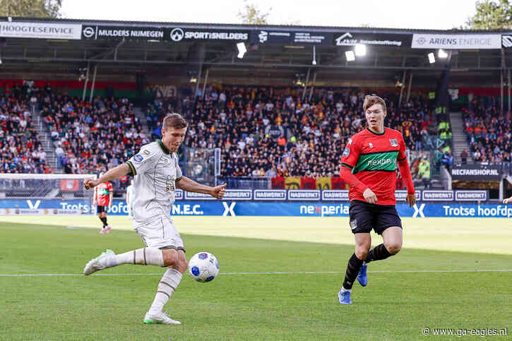 Go Ahead Eagles pakt punt in Nijmegen: 1-1