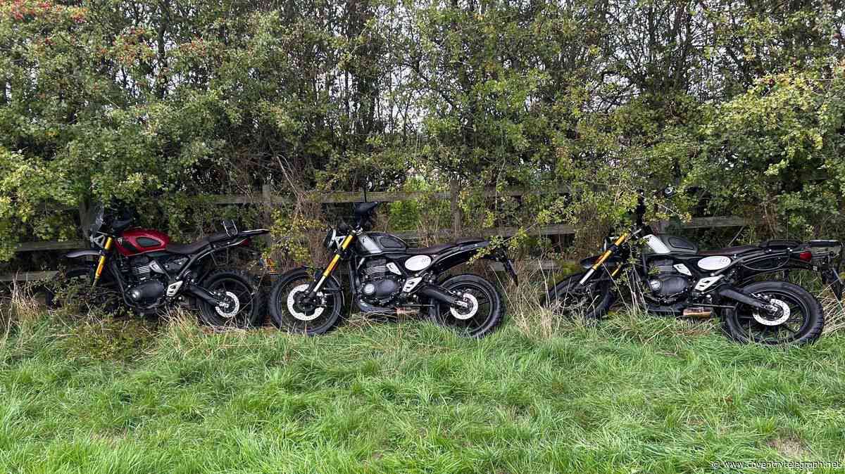 Prized bikes stolen from European riders discovered on A5 as man hunt for suspects underway