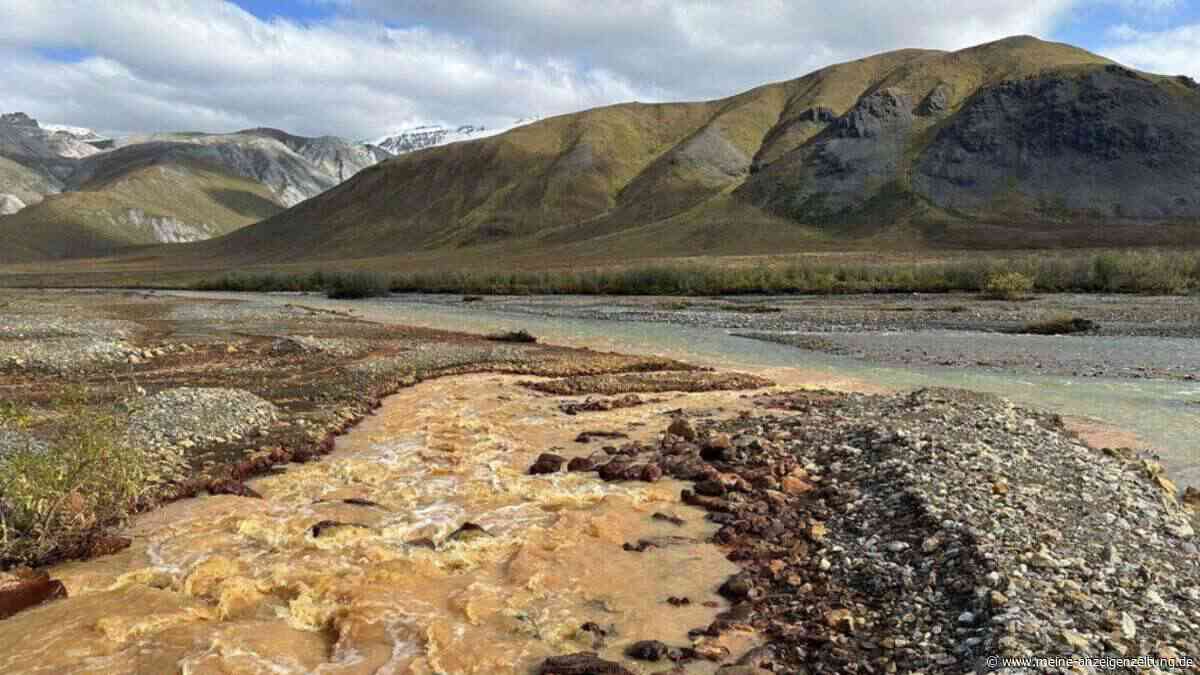 Permafrost taut auf – Alaskas Flüsse werden orange und transportieren Metalle über 100 Kilometer weit