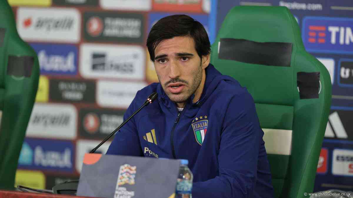 Sandro Tonali sends demand to Italy teammates as ex-Newcastle United star facing questions