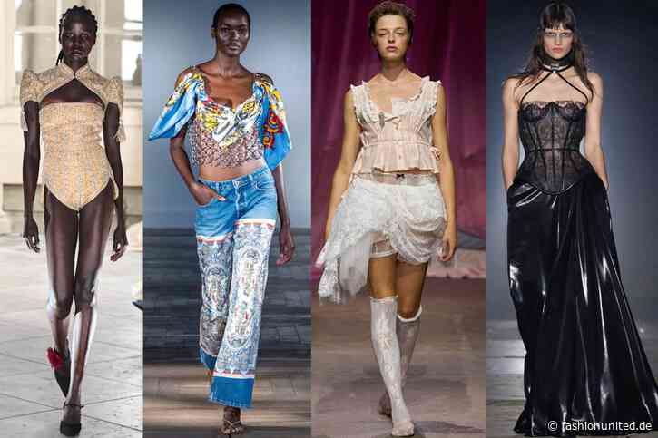 London SS27-Trends: Korsetts und Lingerie-Looks von McQueen, Erdem, Simone Rocha
