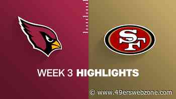 Cardinals vs. 49ers highlights | Week 3