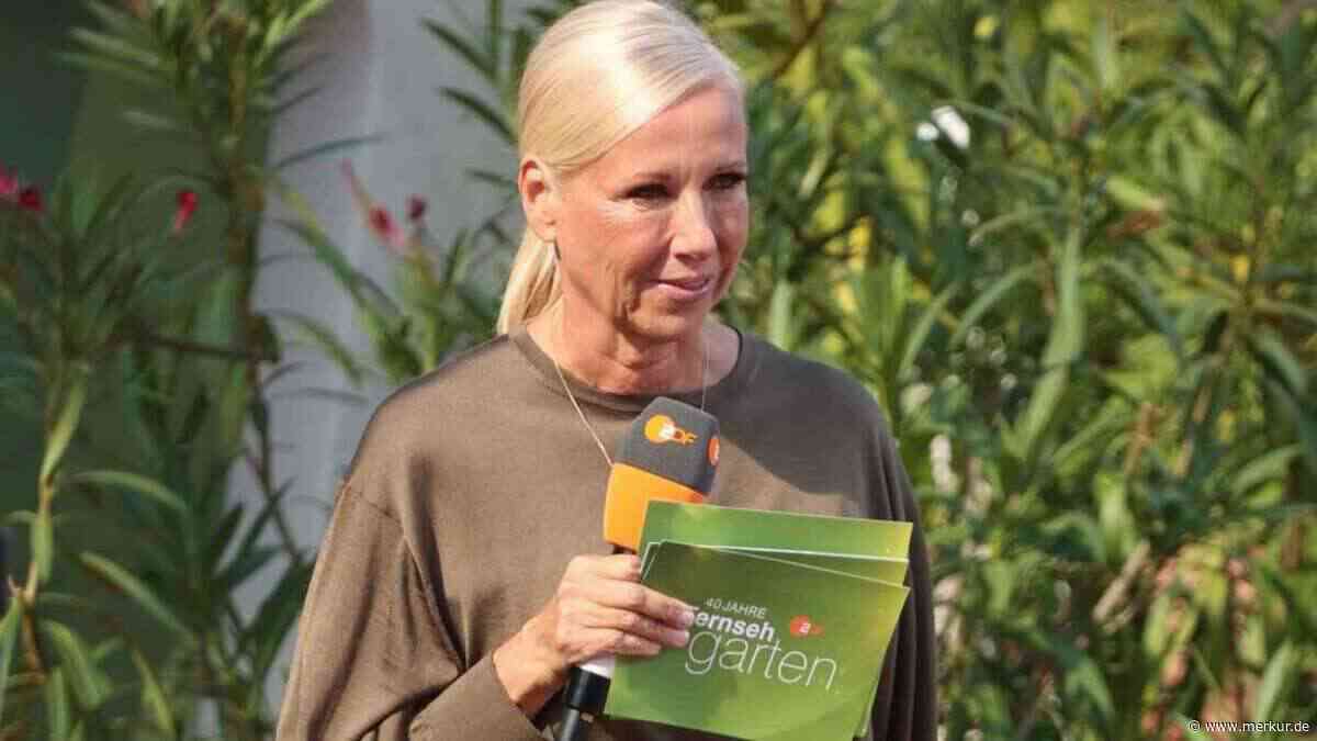 Trotz Krankheit: Andrea Kiewel kämpft sich durch den „ZDF-Fernsehgarten“