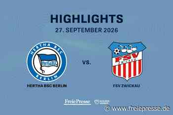 Hertha BSC II – FSV Zwickau: Die Highlights des Spiels im Video