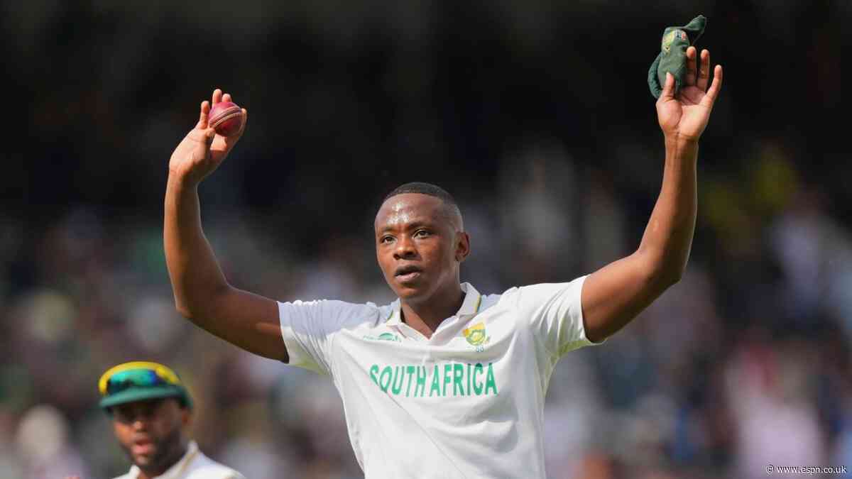 Rabada in South Africa's preliminary squad for Australia Tests