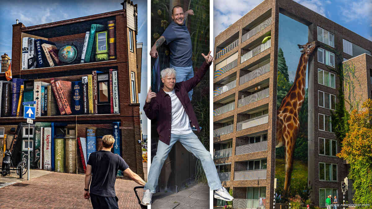 Kunstenaar Jan (43) begon als graffitispuiter, maar nu kent iedereen zijn creaties: ’We zijn wel eens opgepakt, dan moesten we schoffelen’