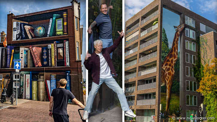 Kunstenaar Jan (43) begon als graffitispuiter, maar nu kent iedereen zijn creaties: ’We zijn wel eens opgepakt, dan moesten we schoffelen’
