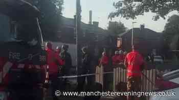Atherton street cordoned off after suspect climbs onto roof of house