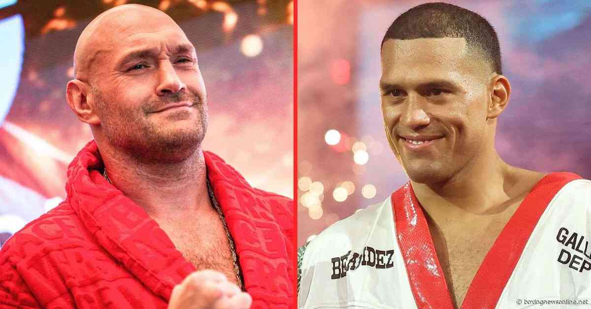 Tyson Fury speaks out on David Benavidez being lined up to replace Anthony Joshua