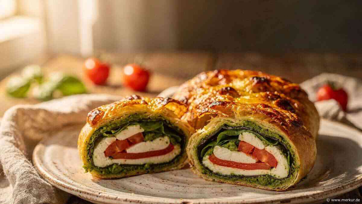 Lust auf Low-Carb? Dieses schnelle Rezept für gefüllte Auberginen-Rollen ist in 30 Minuten im Ofen