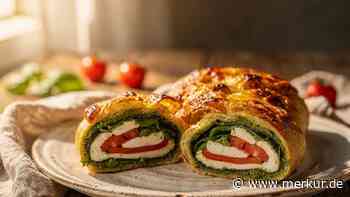 Lust auf Low-Carb? Dieses schnelle Rezept für gefüllte Auberginen-Rollen ist in 30 Minuten im Ofen