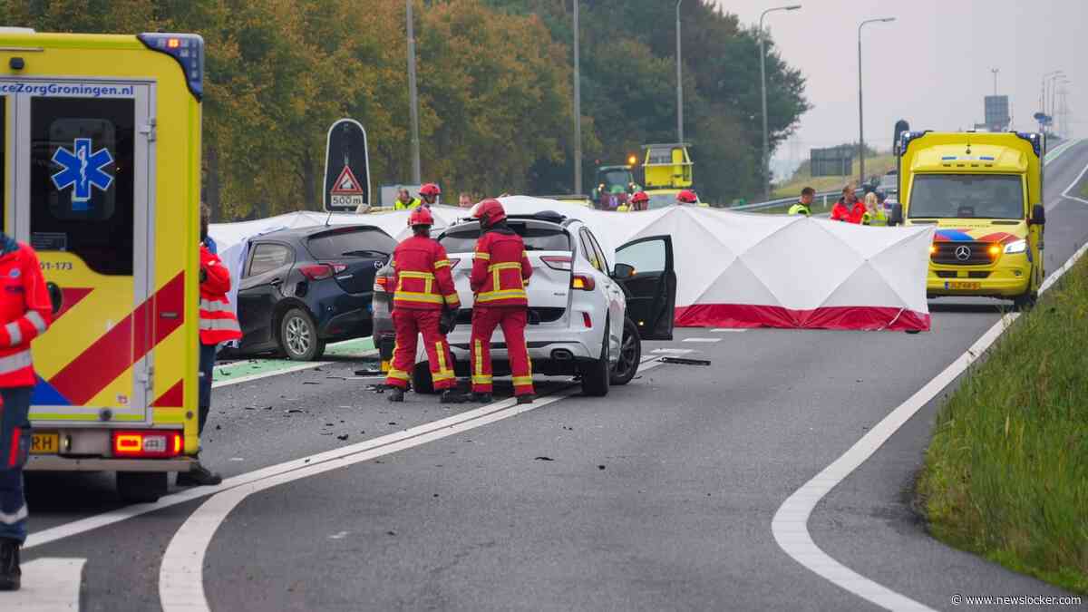 Dode (65) door ongeval op N33 bij Appingedam