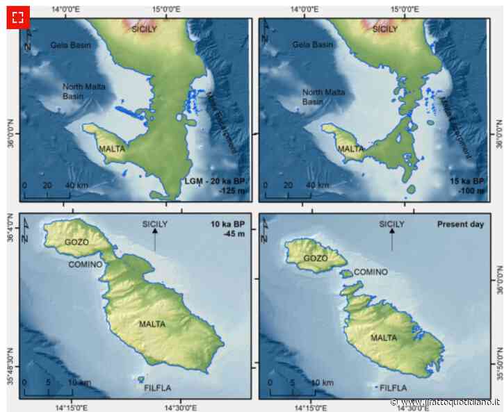 “Tra la Sicilia e Malta si andava a piedi, c’era una striscia di terra che collegava le due isole”: l’incredibile scoperta che svela un arcipelago sommerso nel mar Mediterraneo