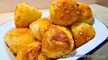 Roast potatoes will come out of the oven a lot crispier if coated in 1 baking ingredient