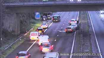 A470 crash causes major rush hour delays towards Cardiff