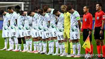 Ireland stars REFUSE to shake hands of Israeli opponents and bow their heads during national anthem after goalkeeper withdrew from squad in protest at 'atrocities in Gaza'