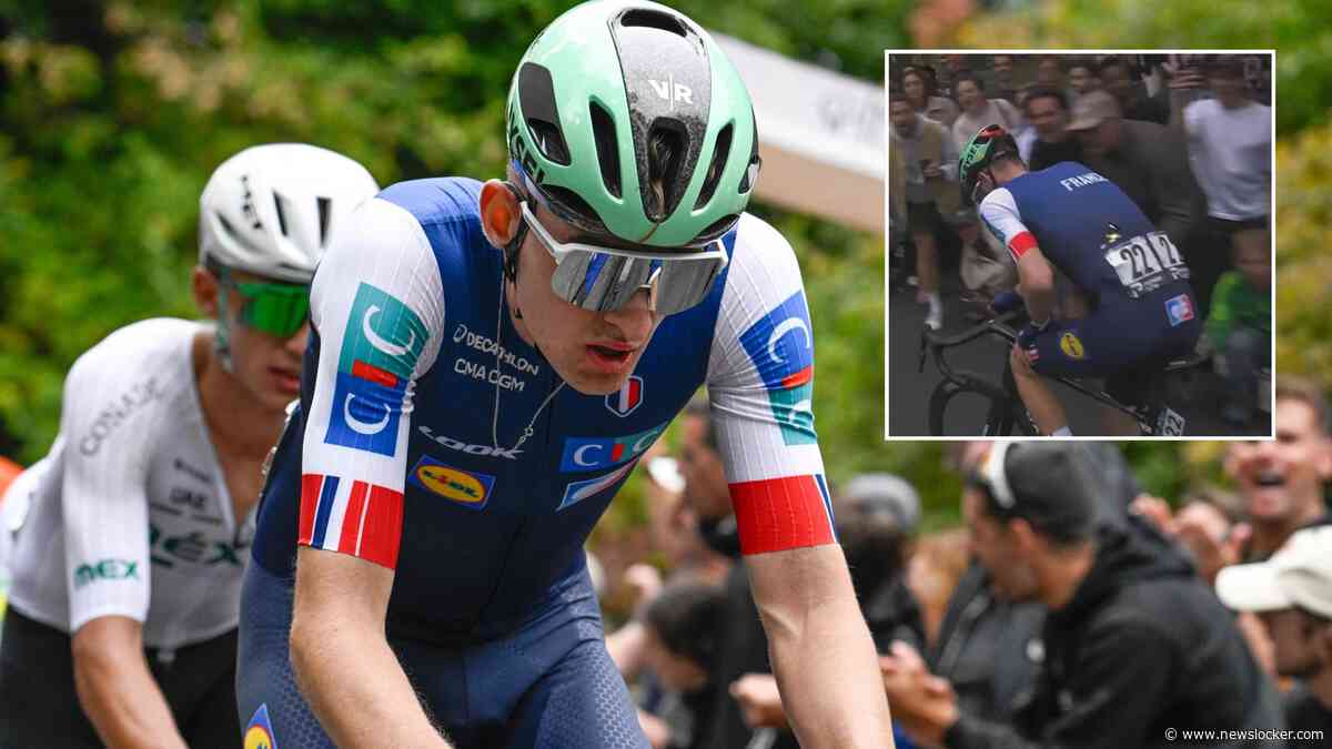 Franse favoriet Paul Seixas (20) breekt en is hard voor zichzelf na mislukt WK: ’Wat ik gedaan heb, is een schande’