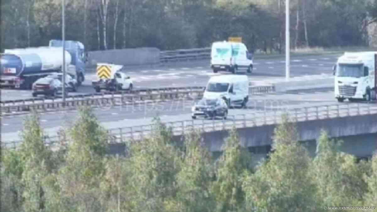 M1 crash LIVE updates as lanes closed with long delays