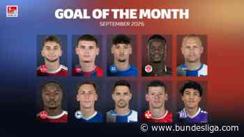 Vote for Bundesliga 2's Goal of the Month for September!