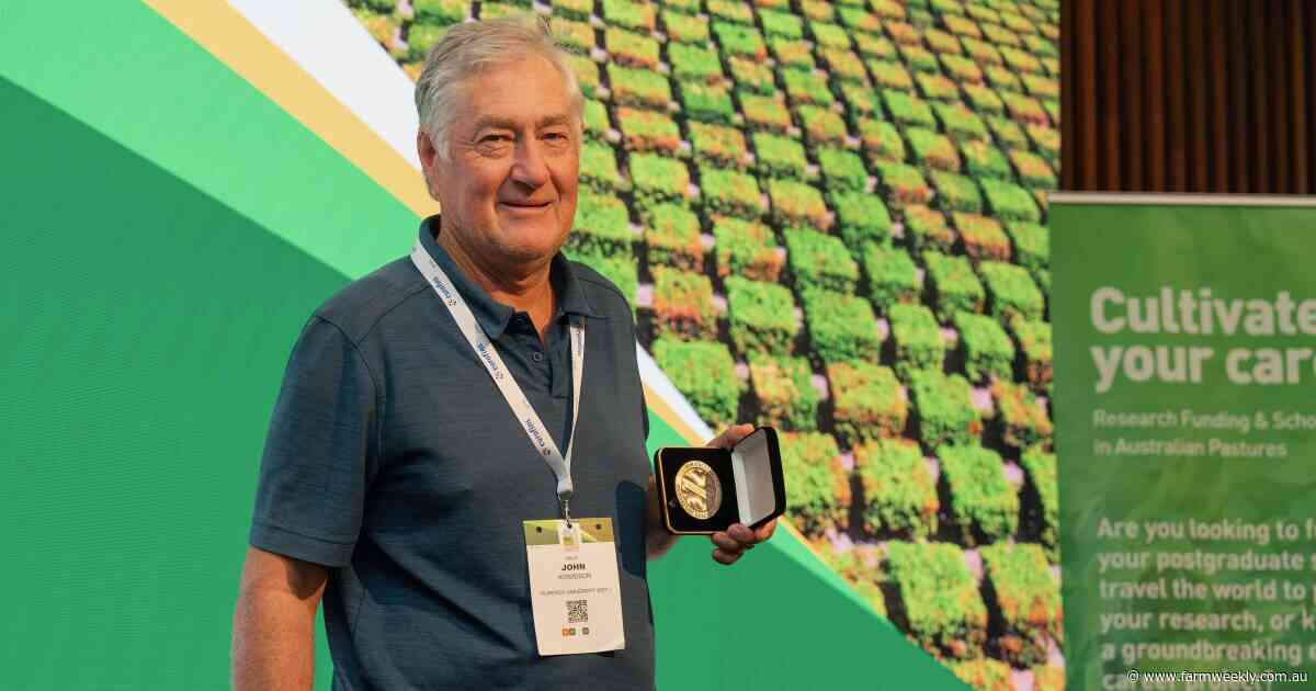 Captured by clover: National honour awarded to WA legume and pasture pioneer