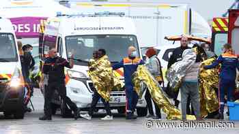 At least three UK-bound migrants including boy, 10, and two women are killed as mega-dinghy capsizes off Calais