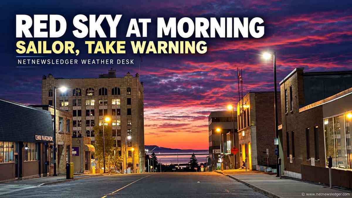 Thunder Bay Weather: Morning Fog and Spotty Showers Before a Sunny Monday