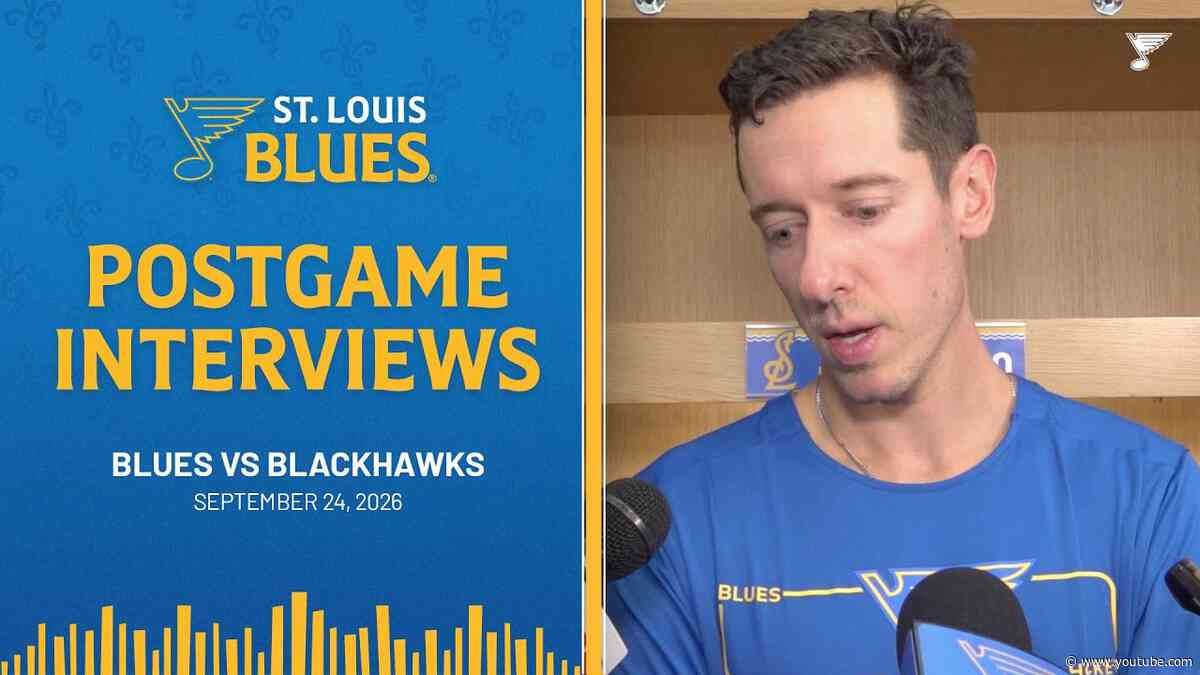 Sept. 24: Postgame Interviews