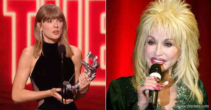 Taylor Swift Etches Her Name in The History Books Of The VMAs Dedicates Her Award To Dolly Parton