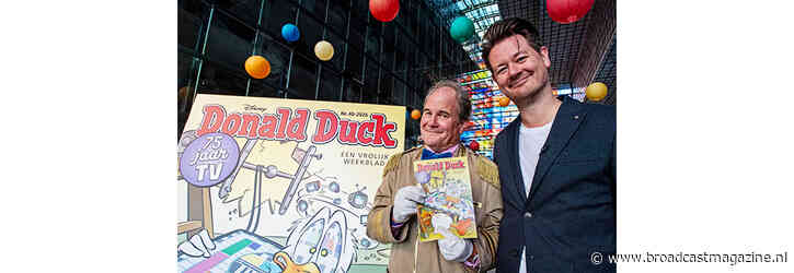 Donald Duck duikt in 75 jaar tv-historie